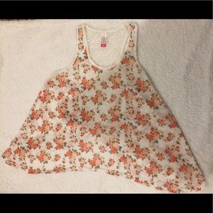 Floral Circle Style Tank Top